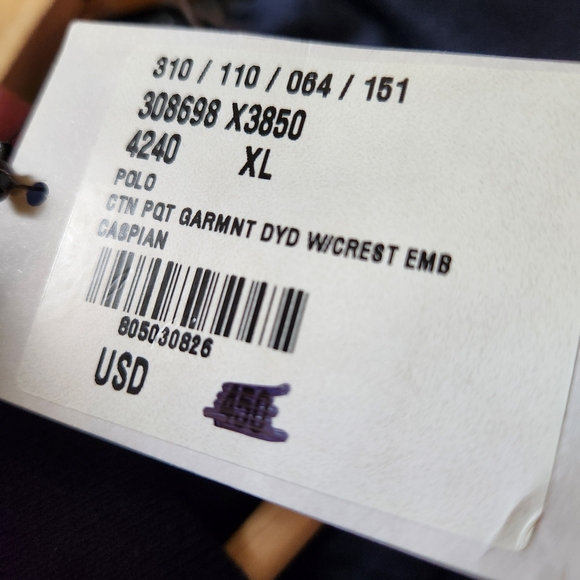 GUCCI Navy Blue Collared Polo Short Sleeve Shirt Size XL- New with Tag - Picture 6 of 13